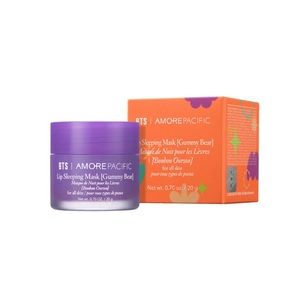 LANEIGE BTS X AMOREPACIFIC Lip Sleeping Mask Gummy Bear Full Size 0.70 oz / 20g